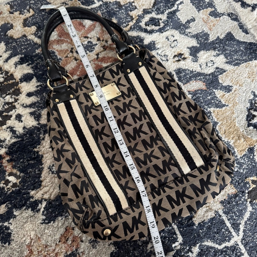 Michael Kors Purses Bags set of 3 leather and canvas tote shoulder bags - Picture 6 of 16